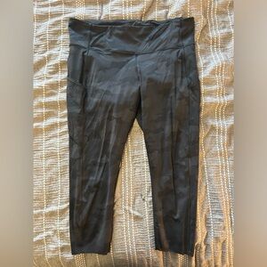 Lululemon Grey/Black Camo Leggings